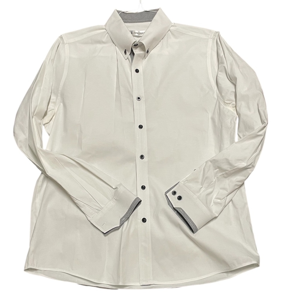 Tomsware Long Sleeve Button Down Shirt Size Large